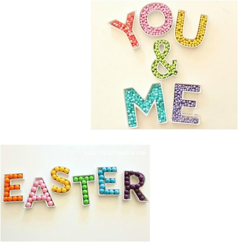 Coffeezone Small Porcelain Candy Dishes for LOVE Wedding Gift or Party Decoration (Letter L) - Image 5