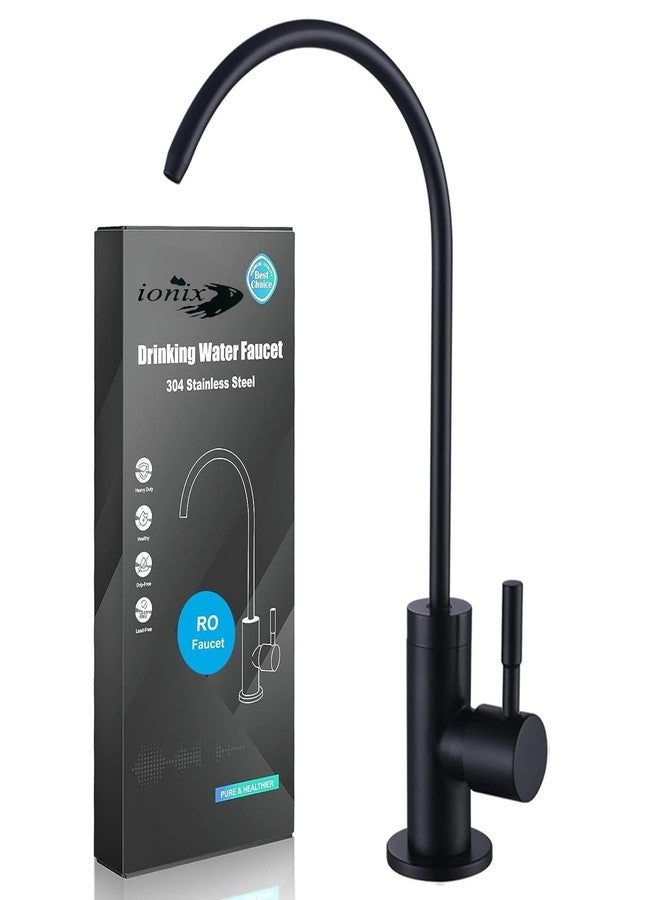 Ionix Tap Kitchen Water Filter Faucet, 100% Lead-Free Drinking Water Faucet Stainless Steel 304 Body Brushed Nickel Finish (Black color).