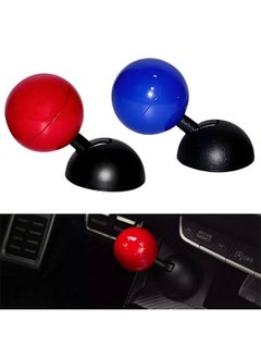 2Pcs Car Push Start Button Cover, Car Push to Start Button Rocker, Car Ball-Shaped One-Touch Start Cover, Engine Start & Stop Joystick Cover Protector