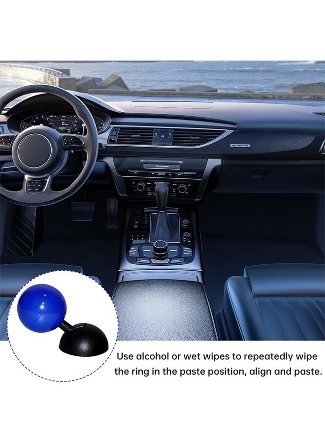 Generic - 2Pcs Car Push Start Button Cover, Car Push to Start Button Rocker, Car Ball-Shaped One-Touch Start Cover, Engine Start & Stop Joystick Cover Protector - Image 1