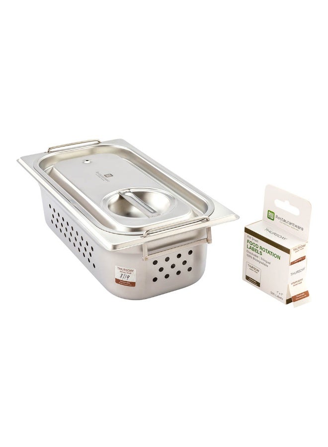 1 Inch Food Restaurantware RW Smart 1 Inch x 1 Inch Food Rotation Labels, 500 ...