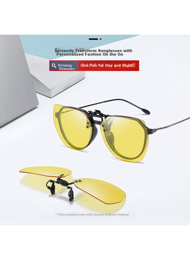 Lovedru Lafudru Anti-glare Night Vision Clip-on For Men And Women, High-definition Photochromic Gl For Night Driving, Anti-glare And Anti-glare Light Protection - Image 1