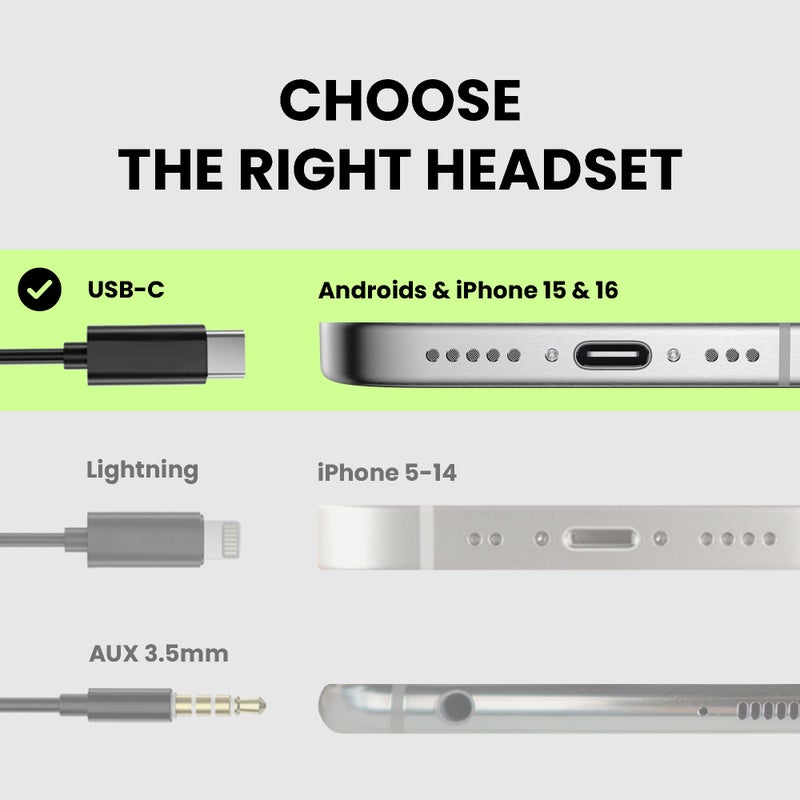 Avantree Resolve â€“ USB-C Wired Open-Ear Earbuds w/Mic & Over-Ear Hook, for Women, Kids & Young Men w/Small Ears, Ideal for Office, Outdoor & Home (Small-Medium Size) - Image 4