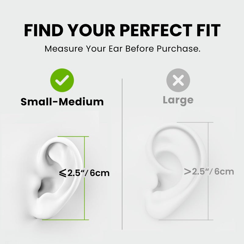 Avantree Resolve â€“ USB-C Wired Open-Ear Earbuds w/Mic & Over-Ear Hook, for Women, Kids & Young Men w/Small Ears, Ideal for Office, Outdoor & Home (Small-Medium Size) - Image 2
