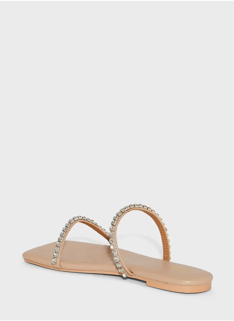 ELLA Double Strap Dlat Sandals