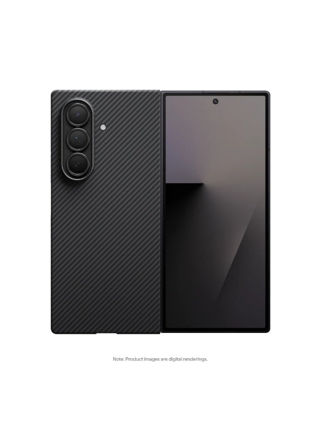 PITAKA Samsung Galaxy Z Fold7 Ultra-Slim Case 600D Black/Grey (Twill)