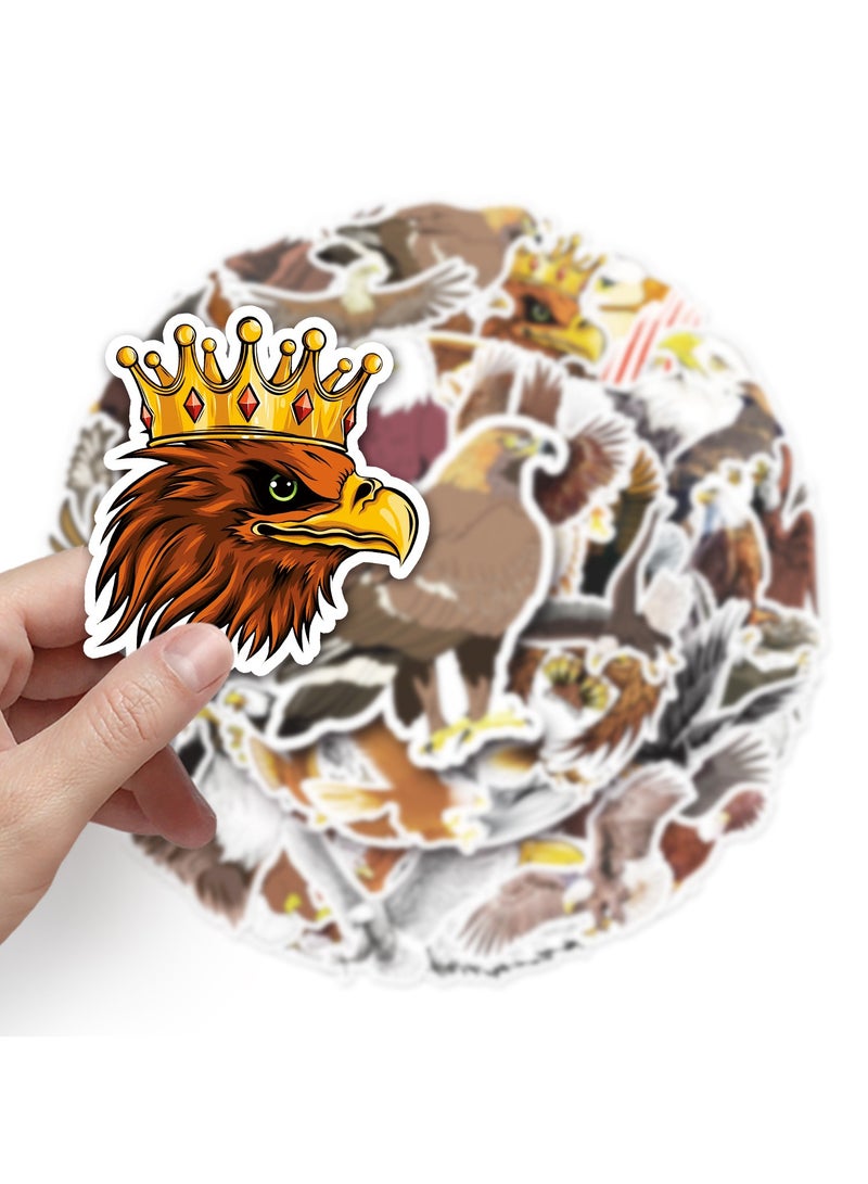 50 قطعة من ملصقات النسر الرائعة من الفينيل ملصقات مضادة للماء مثالية للهاتف المحمول وزجاجة المياه - Image 4