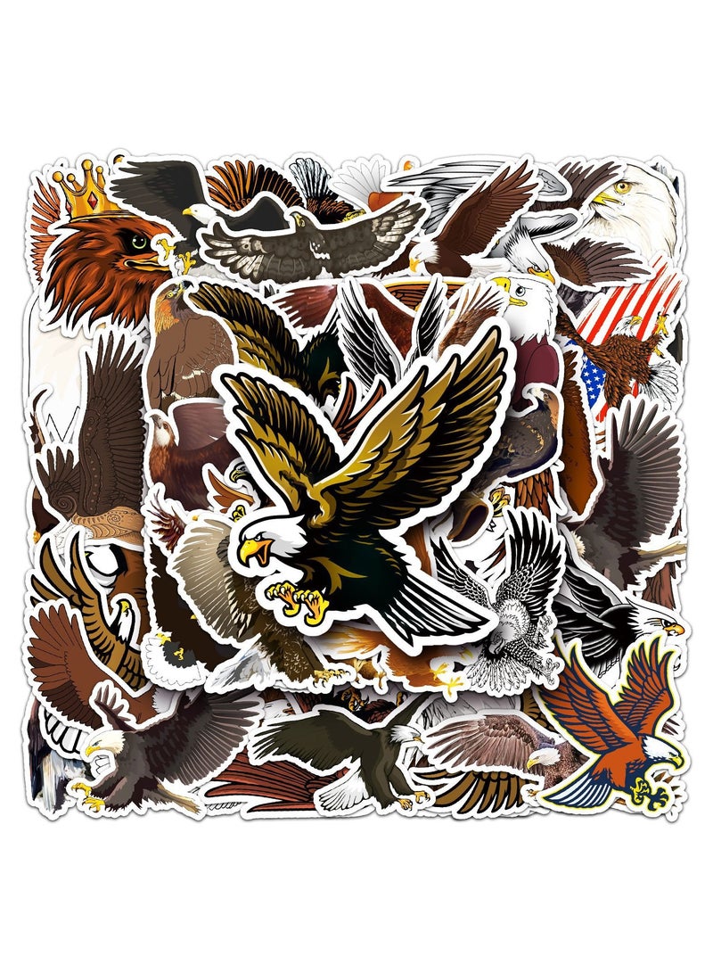 50 قطعة من ملصقات النسر الرائعة من الفينيل ملصقات مضادة للماء مثالية للهاتف المحمول وزجاجة المياه - Image 5