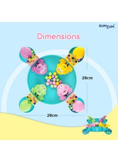 Bumtum Bumtum Baby Hungry Frog Eat Beans Game-4 Players | Frog Eating Beans | Hungry Frog Game Fun for Child & Kids| Indoor Interactive Board Games for 2+ Years - Multicolor  - Image 5