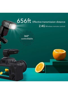 AODELAN Flash Trigger Transmitter and Receiver with Universal Hot Shoe for Canon, Nikon, Olympus, Panasonic, Pentax, Fuji, Samsung, Sony  - Image 3