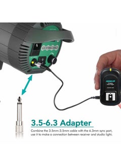 AODELAN Flash Trigger Transmitter and Receiver with Universal Hot Shoe for Canon, Nikon, Olympus, Panasonic, Pentax, Fuji, Samsung, Sony  - Image 4