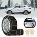 NEOCHIAEVO Auto Tightening Snow Chains Tire Chains 1Minute Quick Install TwistLink WearResistant Universal for CarSUVPickup Trucks MultiWeather Emergency Traction Set of 2 HLN150 39mm - Image 2