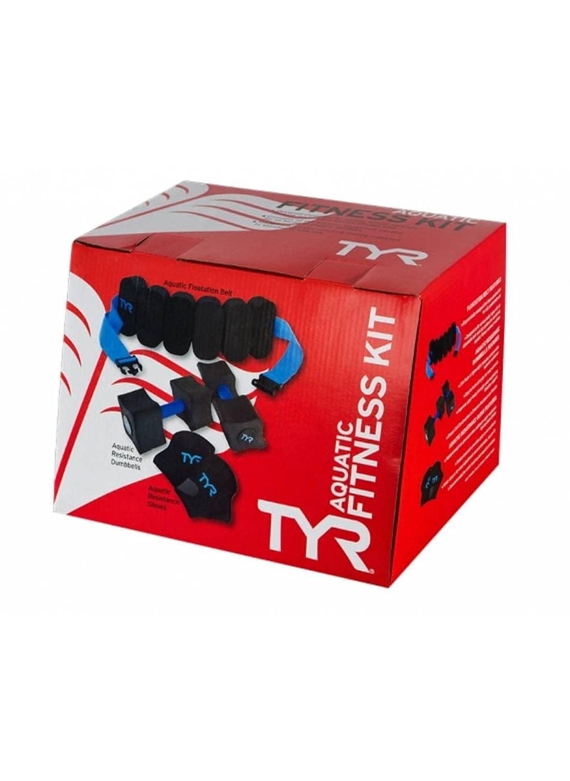 TYR TYR Aquatic Fitness Kit, Black/Blue  - Image 3