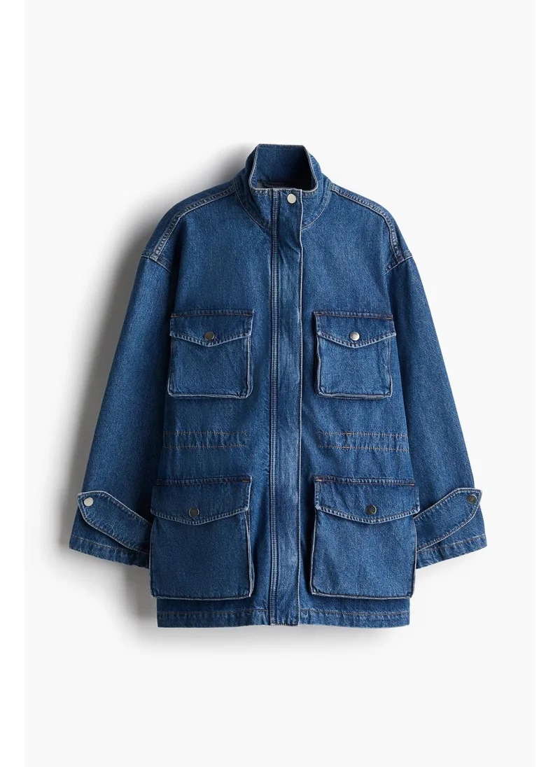 H&M Denim utility jacket