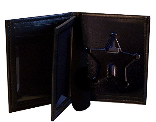 Perfect Fit Shield Wallets Florida Sheriff Fivepoint Star Hidden Badge Wallet Cutout PF185 27 inches tall - Image 1
