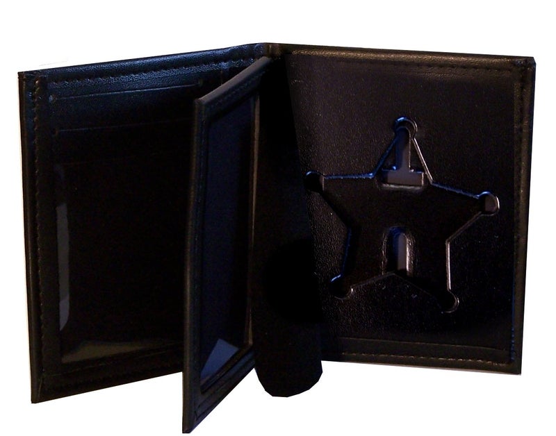Perfect Fit Shield Wallets Florida Sheriff Fivepoint Star Hidden Badge Wallet Cutout PF185 27 inches tall - Image 2