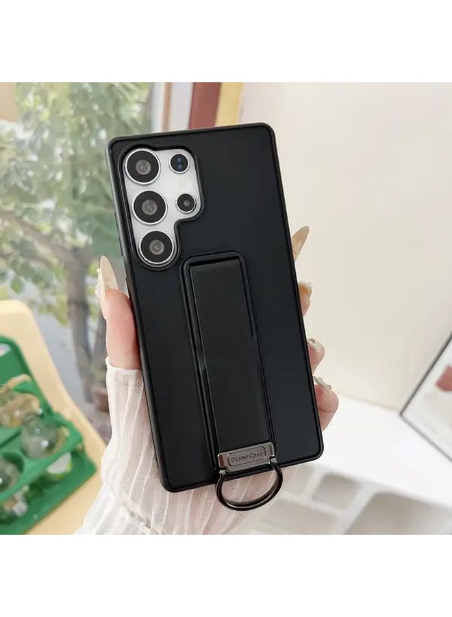 Anti Slip Phone Case With Stand For Galaxy S24 Ultra Plus Black - Image 2