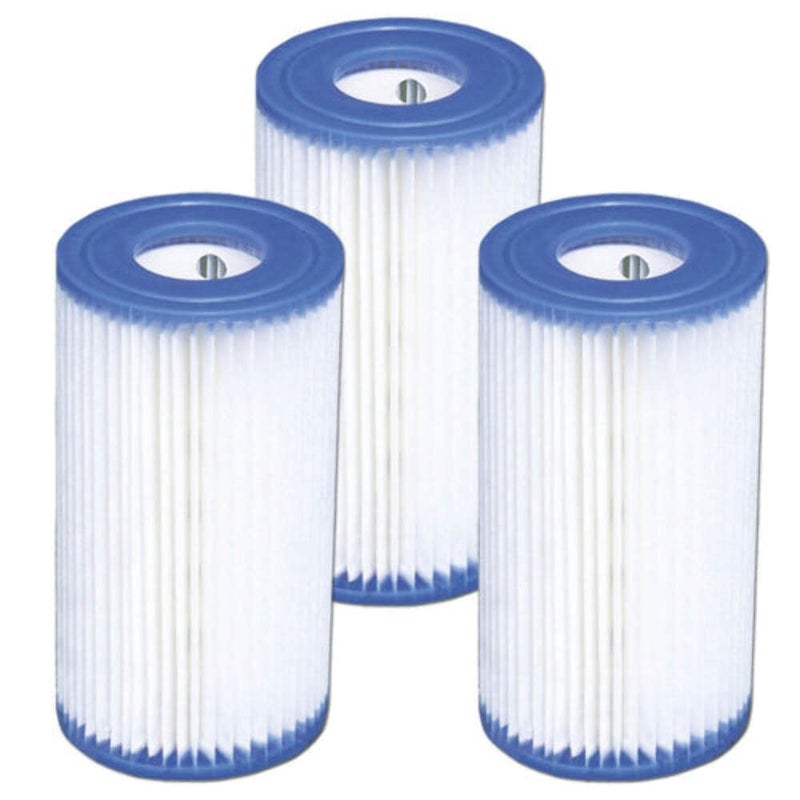 Intex 29000 Swimming Pool Easy Set Type A Replacement Filter Pump Cartridge (3 Pack) - Image 1