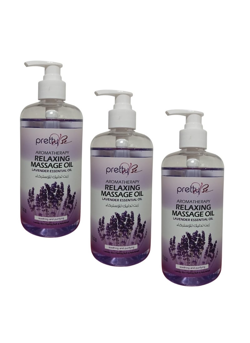 Pretty Be Pretty Be Aromatherapy Relaxing Massage Oil Lavender Essential Oil  - Image 3