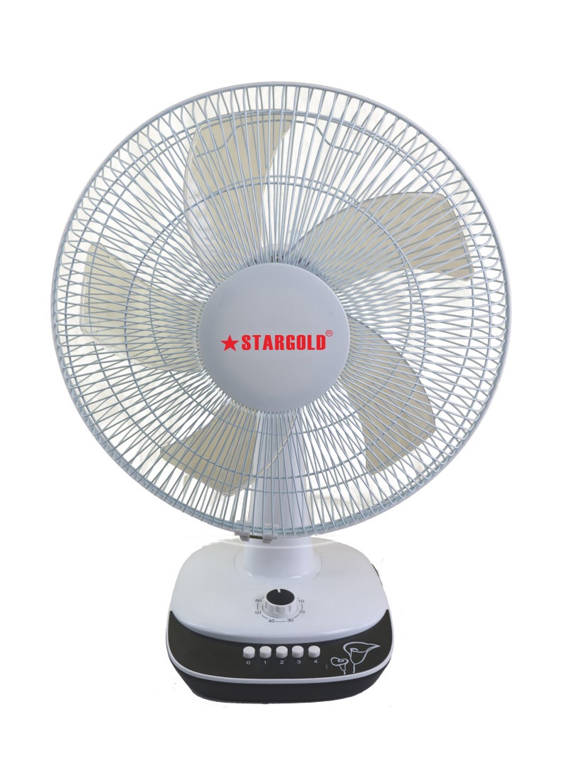 Stargold 16 Inch Electric Table Fan 3 Speed Settings With Oscillating/Rotating And Static Feature - Image 1