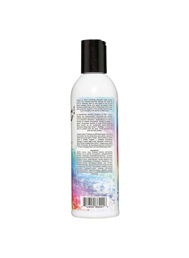 Manic Panic Prepare to Dye Clarifying Shampoo for Women & Men - Sulfate Free Shampoo For Color Treated Hair - Remove Product Build Up & Prepare for Coloring - Vegan & Cruelty-Free (8oz) - Image 2