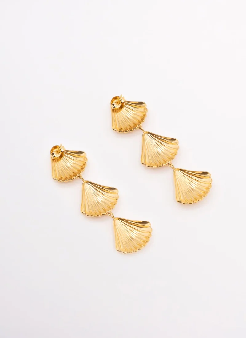 ليتشي أقراط صدفية