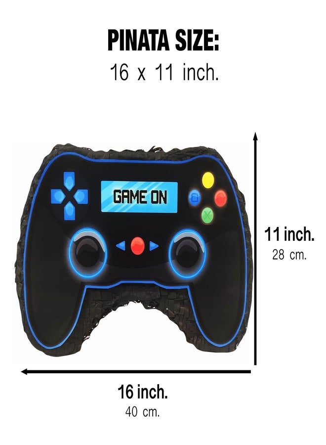 Pinata Video Game Controller Pinatas 16”x11”x 4” Perfect for Birthday Gamer Parties, Party Decor, Gaming theme parties and other Decorations - Image 3