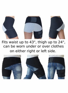 Excefore Hip Brace, Sciatica Pain Relief Brace, Thigh Supports, Thigh Hamstring Compression Support Wrap for Sciatica Pain Relief  - Image 3