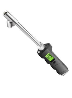 Y&D Digital Tire Pressure Gauge 230 PSI Heavy Duty Dual Head for Truck and RV with Backlit LCD Flashlight Keyring Tyre Air Inflator With Flexible Hose Cars Motorbike  - Image 1