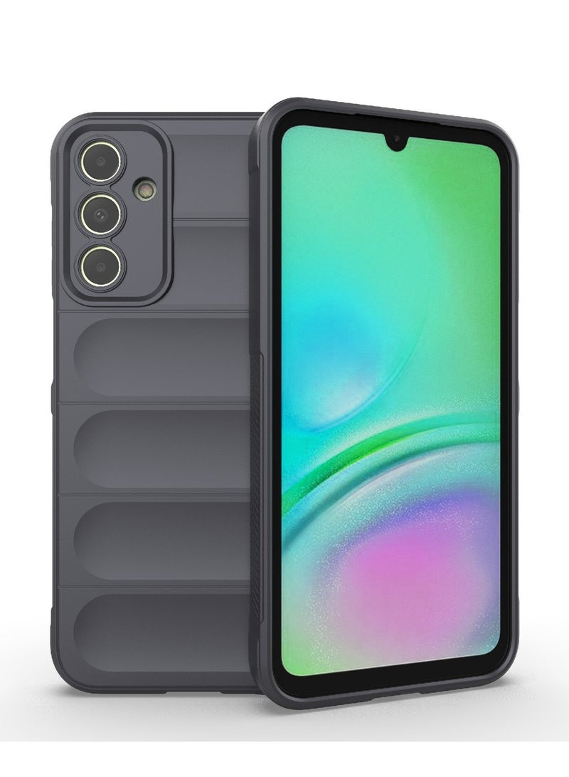 جراب موبايل ماجيك شيلد  سيليكون مضاد للصدمات وحمايه للكاميرا متوافق  Samsung galaxy A15 (رمادي غامق) - Image 1