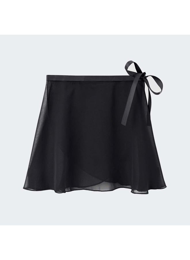 Stelle Ballet Leotards for Girls Long Sleeve Dance Dress Outfit Combo with Skirt and Tights (Toddler/Little Kid/Big Kid), 2-black (Long Sleeve), 8 years - Image 3