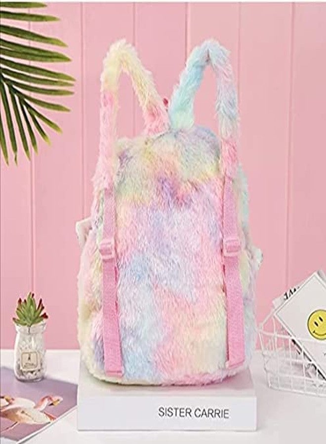 S4SQUARE ENTERPRISE Â® Kids School Backpack For Picnic/Tuition & School Use. (3D Unicorn Fur Bag pack) - Image 5