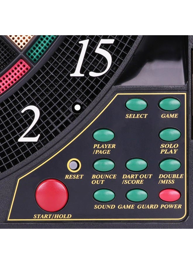 win.max Electronic Dart Board LED Electric Digital Dartboards for Adults with Cabinet with 12 Soft Tip Dartboard Set - Image 4