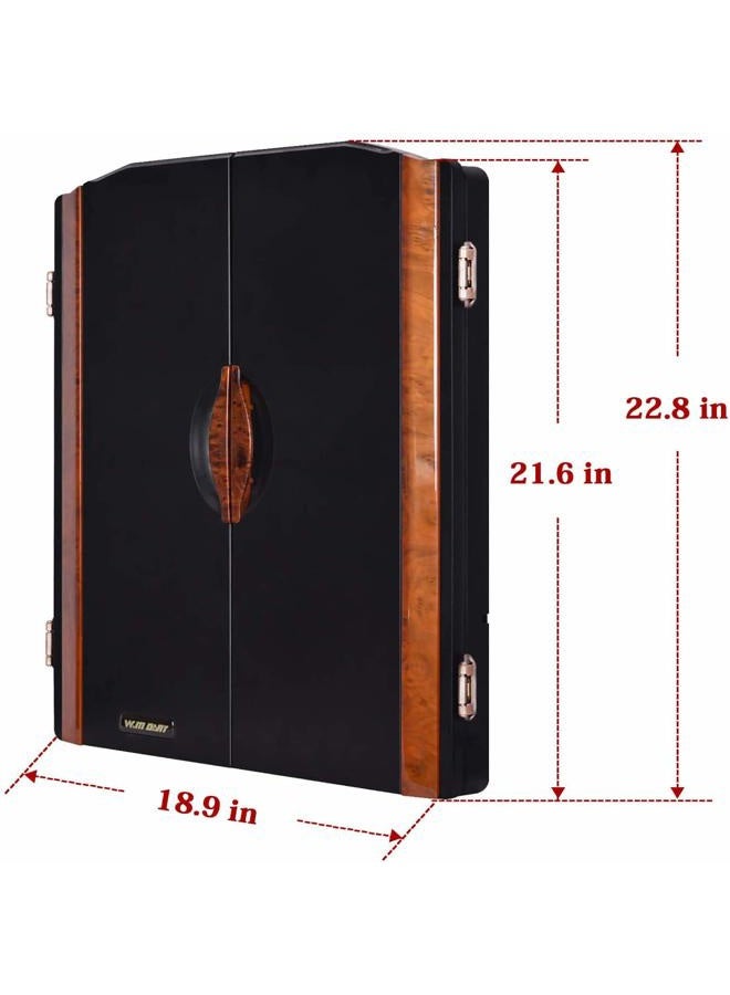 win.max Electronic Dart Board LED Electric Digital Dartboards for Adults with Cabinet with 12 Soft Tip Dartboard Set - Image 5