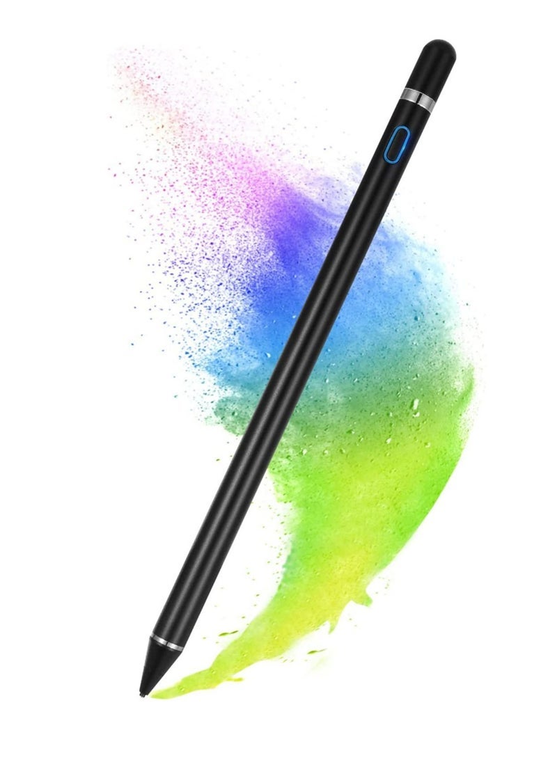 ELTRAZONE Active Stylus Digital Pen – Compatible with All iPhones, iPads, Android Tablets & Smartphones – High Precision Touchscreen Stylus for Drawing & Writing – Black - Image 1