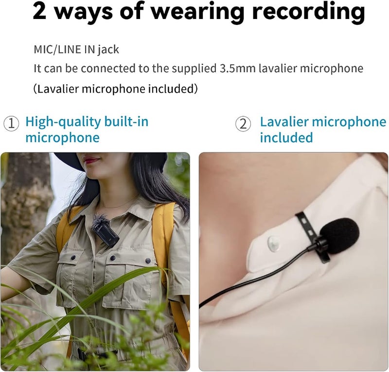 BOYA BY-XM6-S1 2.4GHz Dual Channel Ultra-Compact Wireless Microphone System with OLED Display Real-time Monitoring Rechargable for Vlogging Live Streaming Interview for DSLR Camera Smartphone PC - Image 5