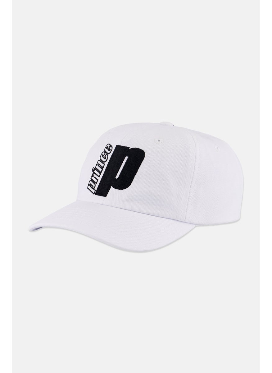 Prince Men Embroidered Logo Caps, White  - Image 1