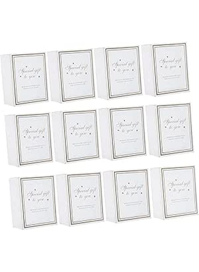 12 Pack Clear Plastic Wedding Favor Boxes for Candy Bridal Shower Birthday Party - Image 1