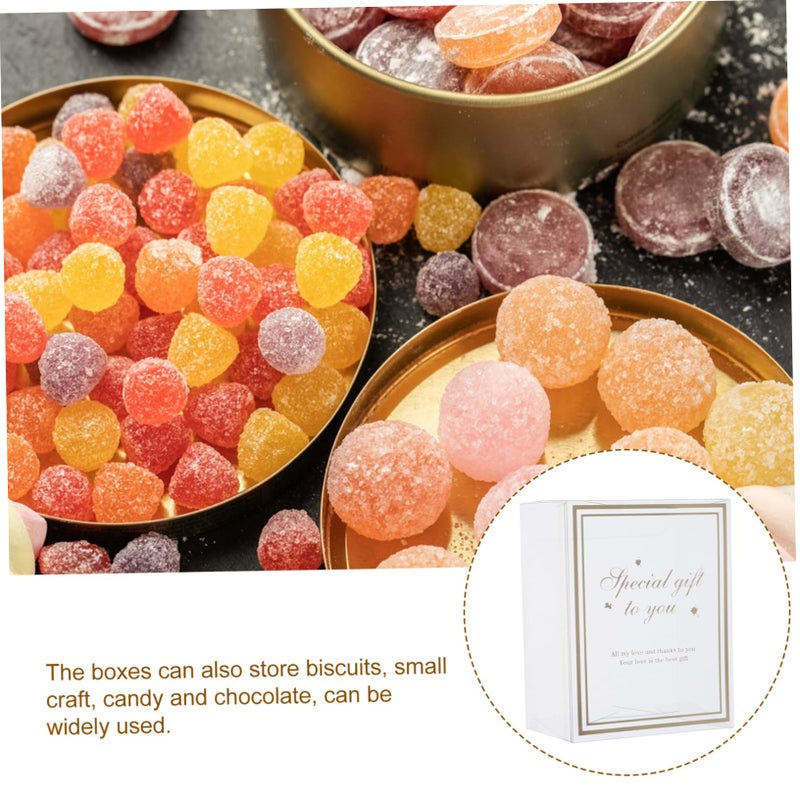 12 Pack Clear Plastic Wedding Favor Boxes for Candy Bridal Shower Birthday Party - Image 4