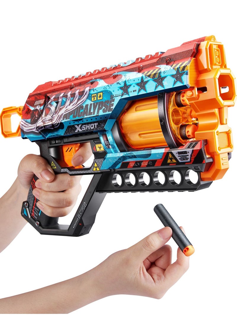 ZURU ZURU XSHOT SKINS GRIEFER (12 DARTS) SHARK THRASHER  - Image 2