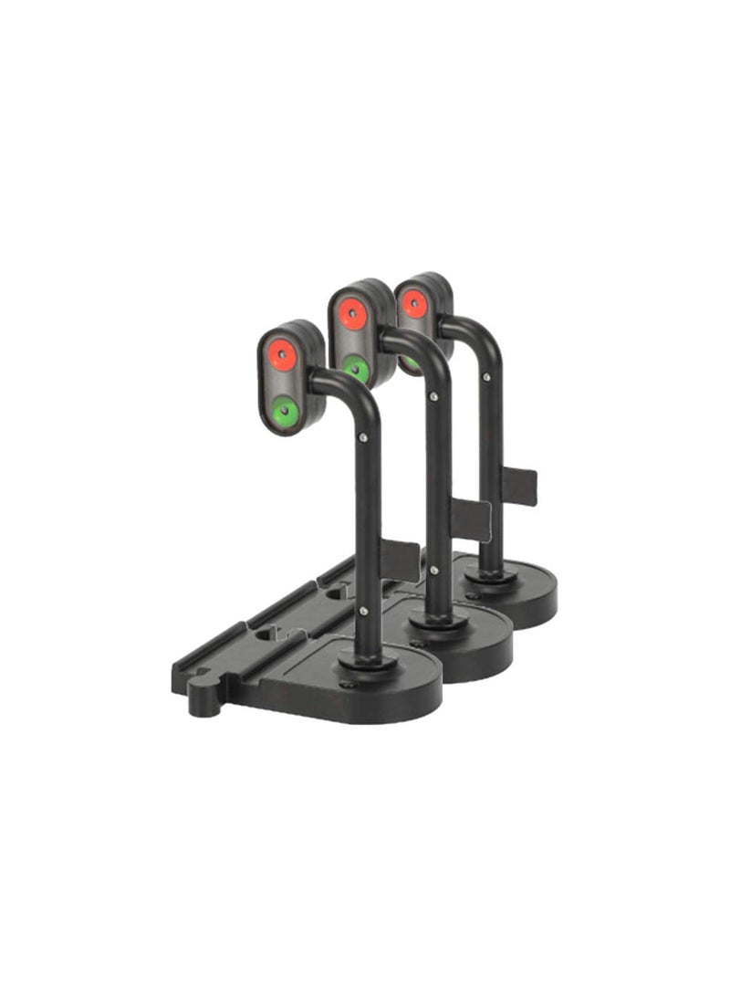 GGOOT Scene Rail Transit traffic lights Signal Light Accessories Wooden Track  - Image 5