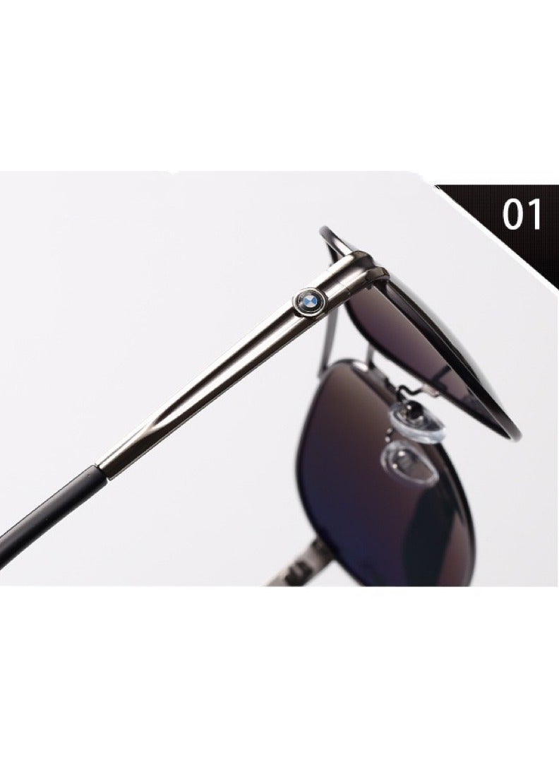 BMW Fashion Sunglasses Black - Image 4