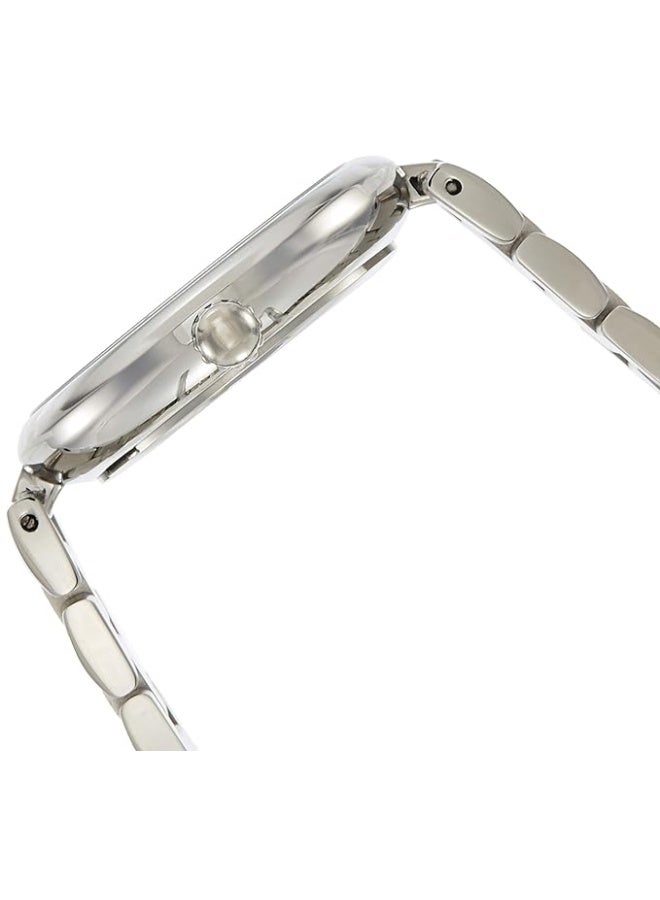 French Connection Women's White Dial Silver Stainless Steel Bracelet Analog Watch 34mm - Image 2