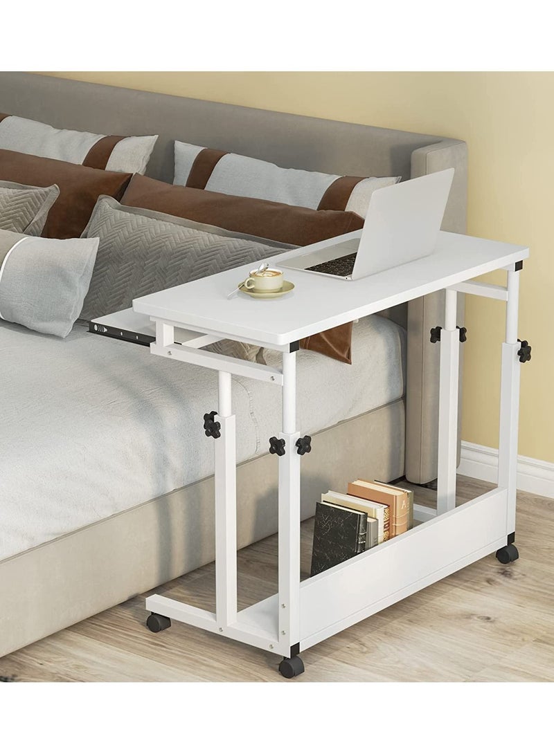 Generic Bedside Laptop Desk Desktop Computer Table with Keyboard Tray Desk Removable Lifting Gaming Study Desk  - Image 2