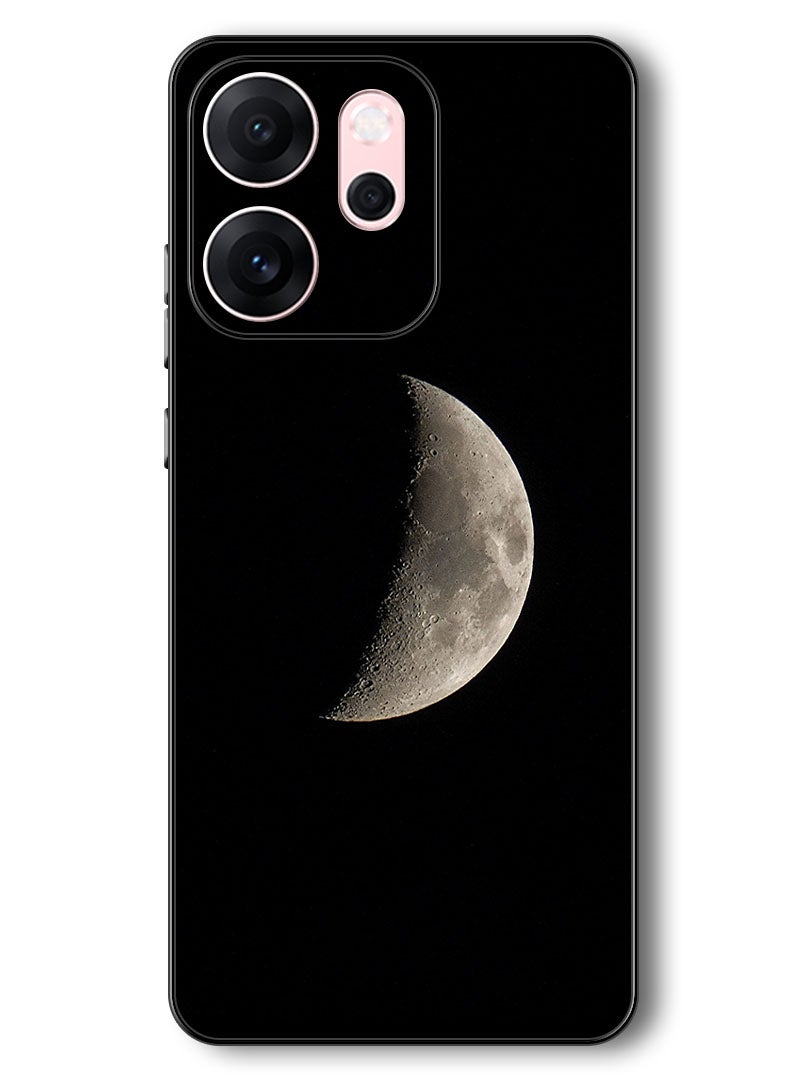Theodor Case Compatible with Oppo Reno 14 F 6.57 Inch Protection Shockproof Bumper Cover moon_shadow_planet - Image 1