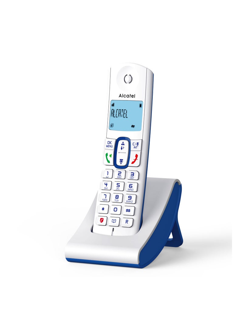 ألكاتل هاتف لاسلكي رقمي F630 باللون الأبيض - Image 2