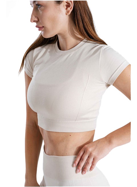 AuraFit Seamless Crop Top