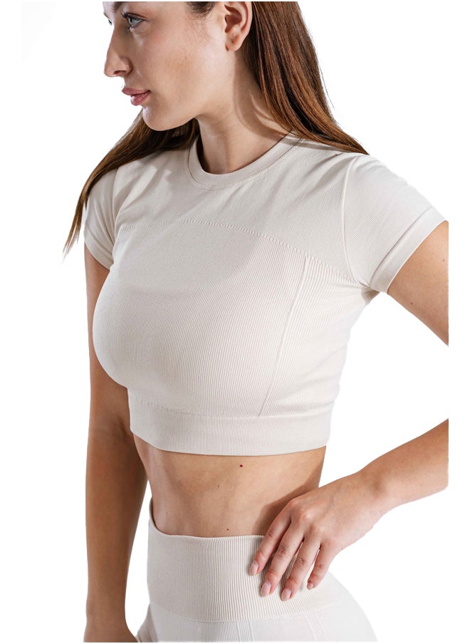 AuraFit Seamless Crop Top