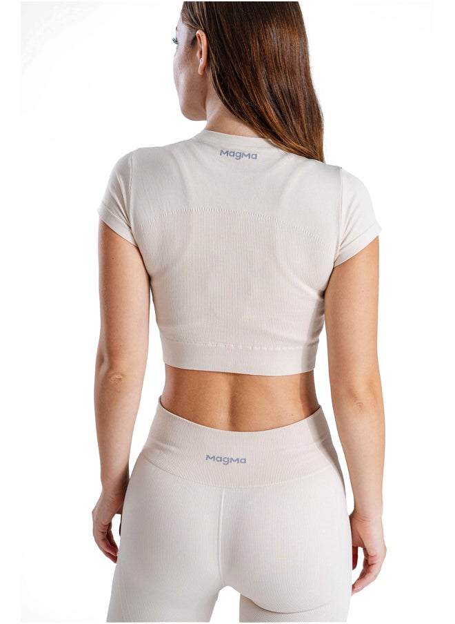 AuraFit Seamless Crop Top