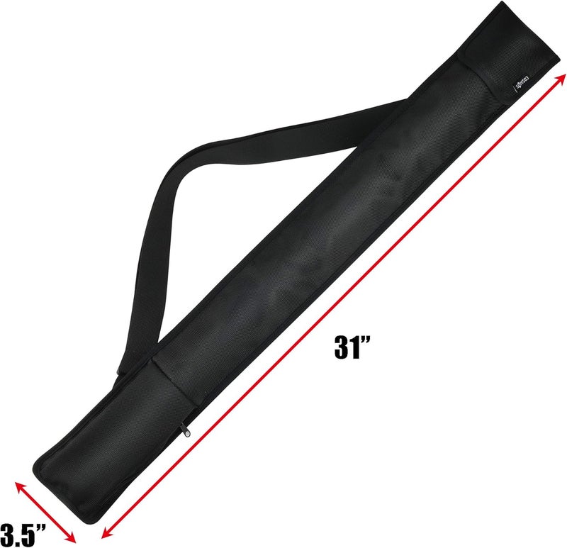 Cosmos Billiard Pool Cue Stick Carrying Case Bag - Black - Image 5